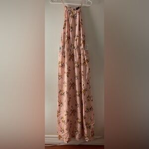 Floral Pink Midi Skirt - Lightweight Summer Style
